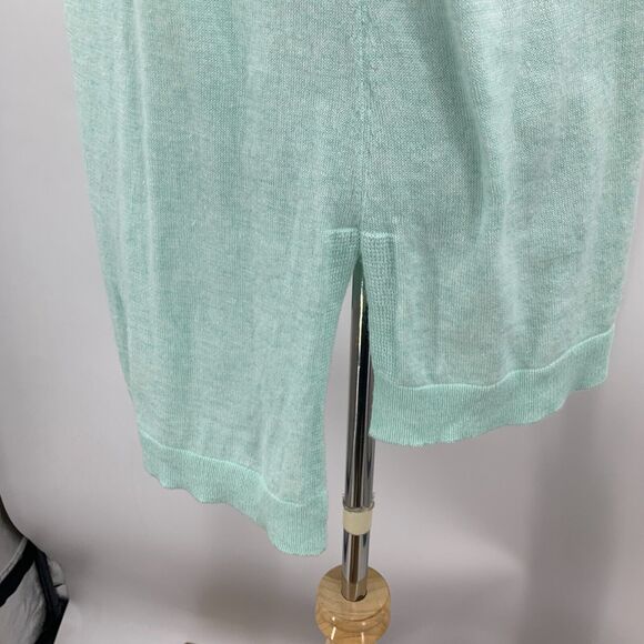 Eileen Fisher Long Sleeve Shirt Womens PL Petite Tencel Silk Blend Fine Knit Top - Picture 5 of 11